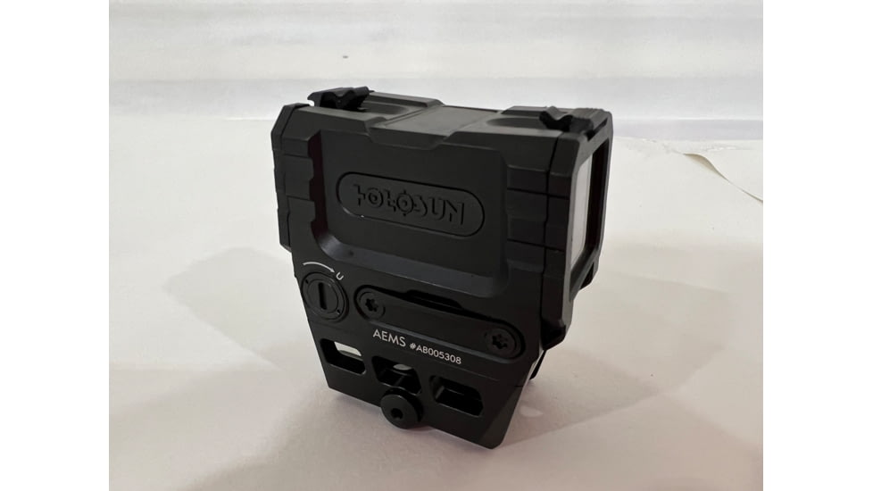 EDEMO Holosun Advanced Enclosed Micro Red Dot Sight, 2 MOA Green Dot Reticle, Black Anodized, AEMS-221301, EDEMO1