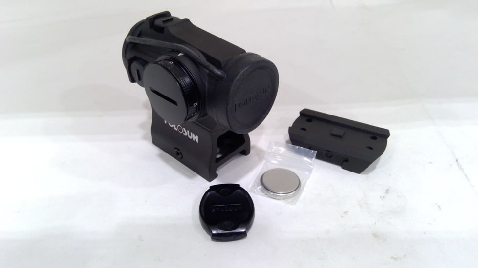 EDEMO Holosun HS403R Classic Series Red Dot Sight, 1x, 2 MOA Dot, CR2032 Battery, Black, HS403R, EDEMO1
