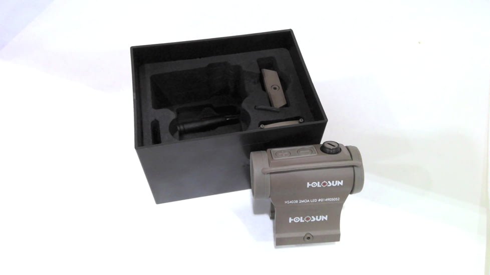 EDEMO Holosun Red Dot Sight, Flat Dark Earth, HS403B-FDE, EDEMO1