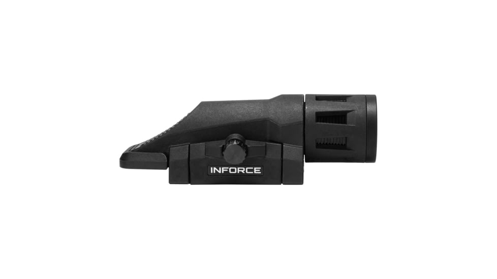 EDEMO, INFORCE Multifunction Weapon Mounted White/IR Light, CR123A, 400 Lumens, Black, IF71004