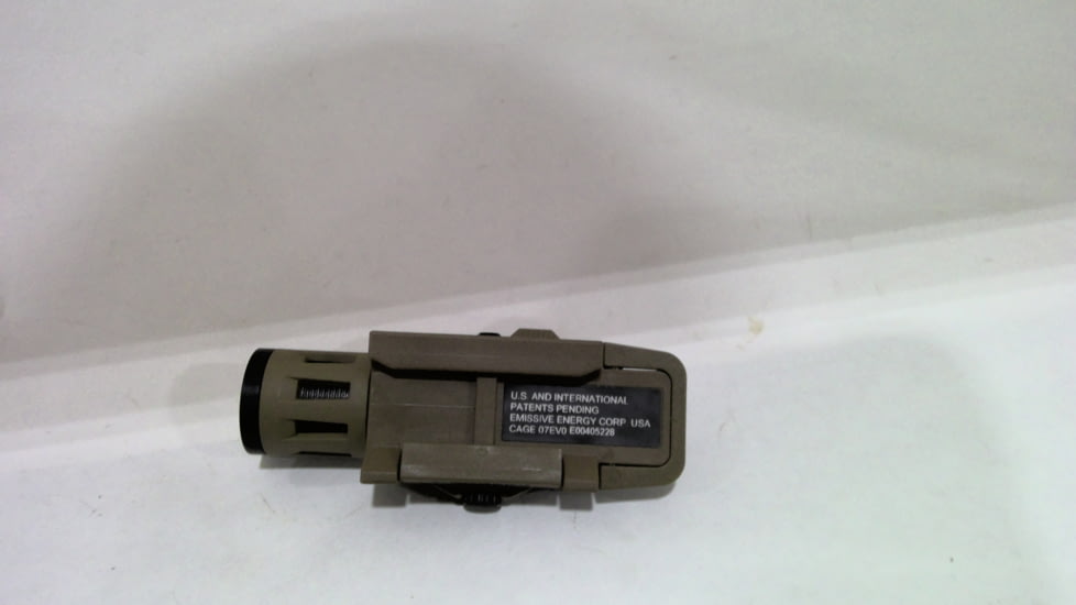 EDEMO INFORCE Weapon Mounted Multifunction LED Tactical Light, Gen 2, White, 400 Lumens, Flat Dark Earth, IF71002DE, EDEMO2