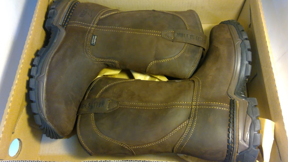 EDEMO Irish Setter Two Harbors 83906 Boot, 11 Inch Pull, On, Steel Toe, Waterproof, EH Sole, Brown, 8.5 Medium 83906D 085, EDEMO1