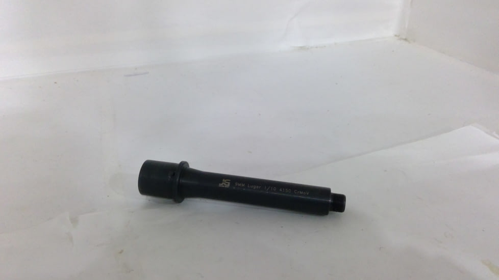 USED Jacob Grey Firearms 6in 9mm Luger 1/2x28 Barrel, AR-9, Black, 9MM6B, EDEMO2, Condition Fair, Used