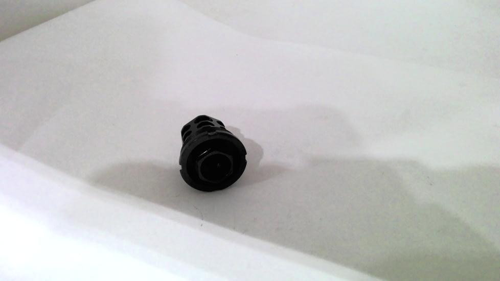 EDEMO JMac Customs 360 5/8-24 X37 Muzzle Brake with Bravo Suppressor Mount, Black Nitride, RRD-360-30S-X37, EDEMO3