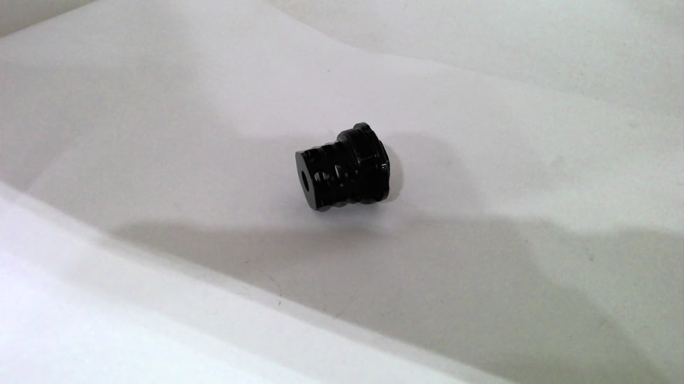 EDEMO JMac Customs 360 5/8-24 X37 Muzzle Brake with Bravo Suppressor Mount, Black Nitride, RRD-360-30S-X37, EDEMO3