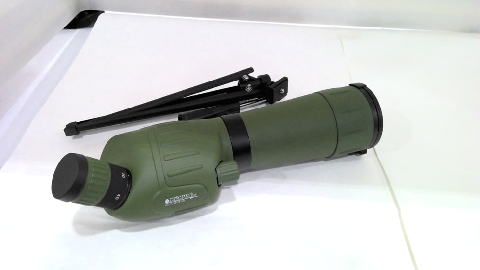EDEMO Konus Konuspot 60C 20-60x60mm Spotting Scope with Tripod, Rubber, Green, 7125, EDEMO1
