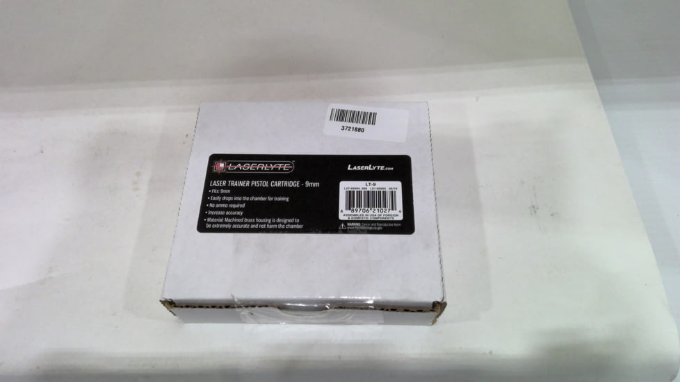 EDEMO LaserLyte Laser Trainer Pistol Cartridge, 9mm, Brass, LT-9, EDEMO1