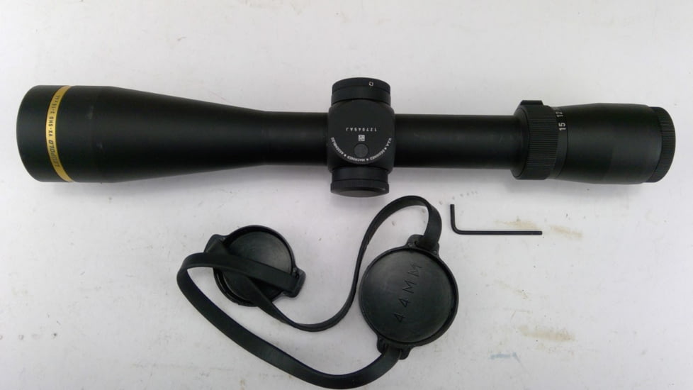 EDEMO Leupold VX-5HD 3-15x44mm Rifle Scope, 30 mm Tube, Second Focal Plane, Black, Matte, Non-Illuminated HTMR Reticle, Mil Rad Adjustment, 178027, EDEMO1