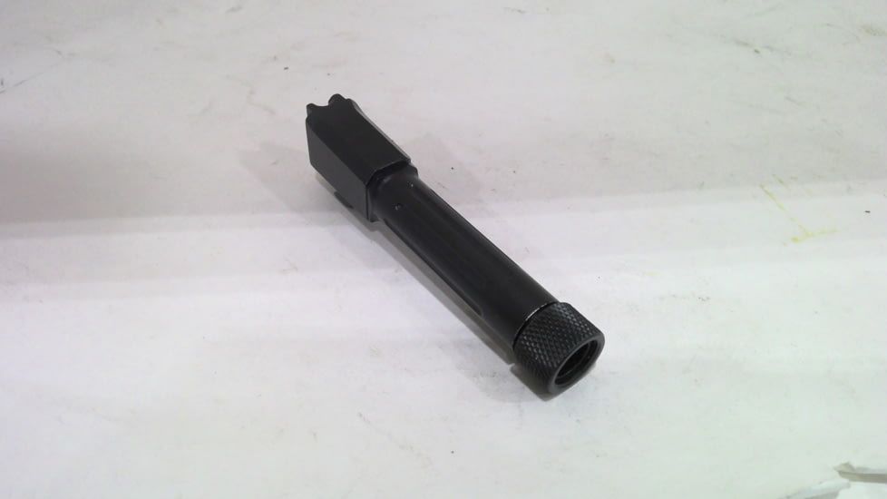 EDEMO Lone Wolf Arms AlphaWolf Smith &amp; Wesson M&amp;P Shield 9mm Threaded Barrel, 1/2x28, Black, AW-SWS9TH, EDEMO1