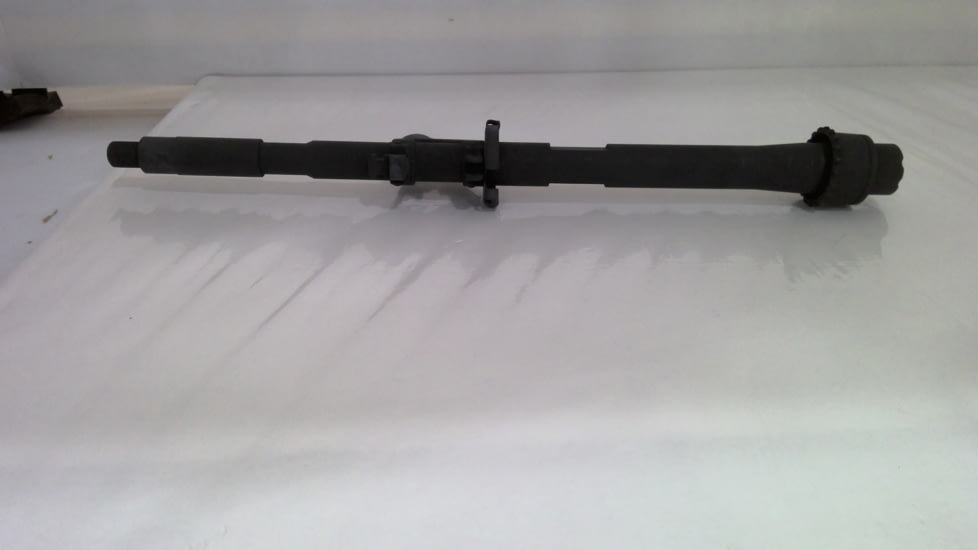 EDEMO Luth-AR 5.56mm SOCOM 14.5in Barrel with Front Sight Base, 1-7 Twist Rate, 1/2x28 TPI, Black, BL-F14-7, EDEMO1