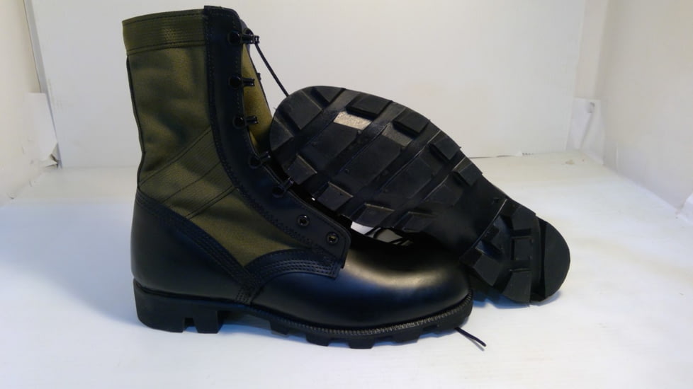 EDEMO McRae Footwear Vietnam Era Jungle Boot w/ Panama Outsole, OD, 9, 7189-9, EDEMO1