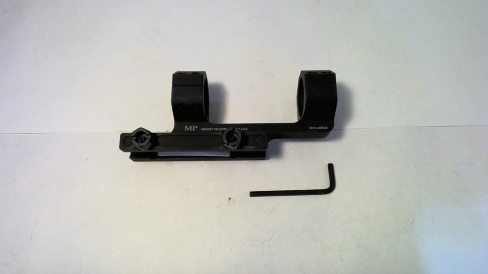 EDEMO Midwest Industries 30mm Gen 2 Scope Mount - 20MOA, Black, MI-SM30G2-20MOA, EDEMO4