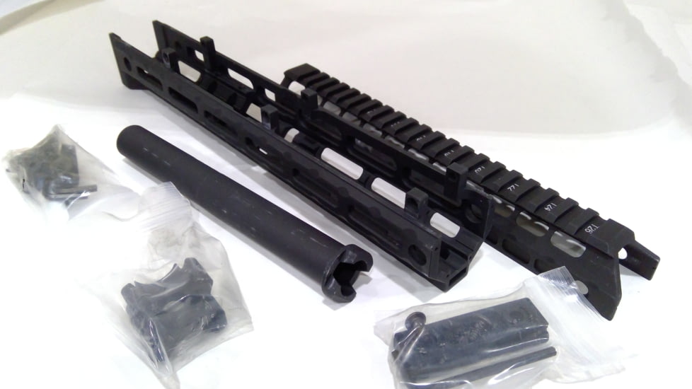 EDEMO Midwest Industries AKXG2 Extended Universal M-Lok Model-Rail Top, Black, MI-AKXG2-UM, EDEMO1