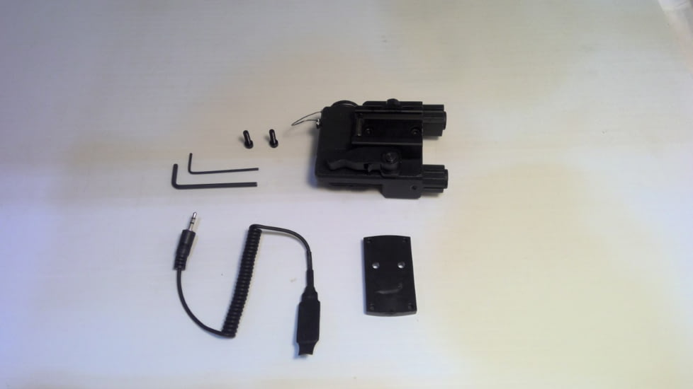EDEMO NcSTAR Laser Sight Box w/IR and Green Laser,Locking QR Mount,Pressure Switch, Black, VLGIRQRB, EDEMO1