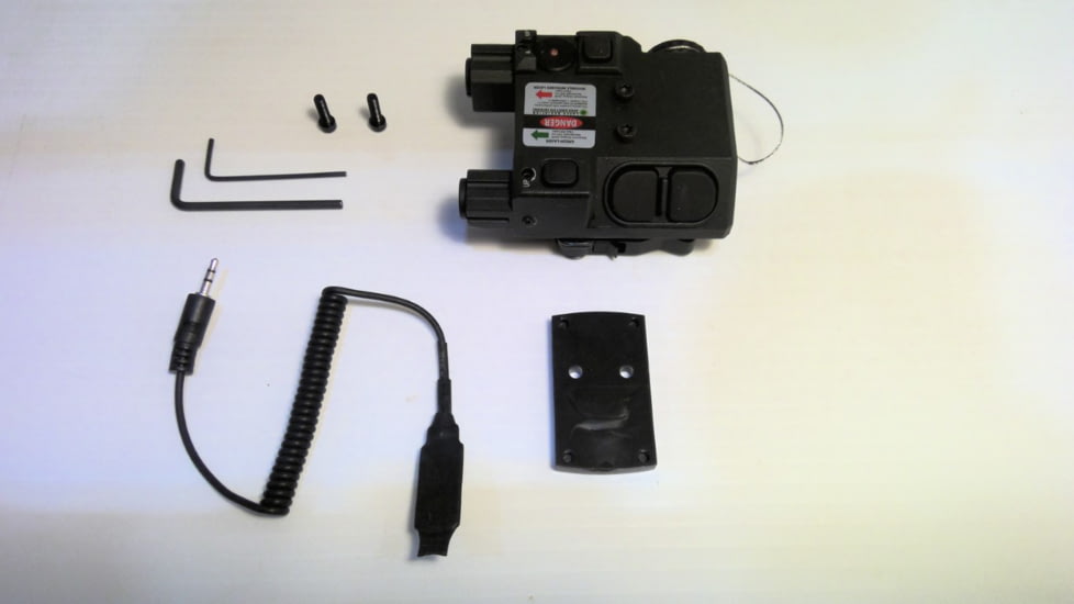 EDEMO NcSTAR Laser Sight Box w/IR and Green Laser,Locking QR Mount,Pressure Switch, Black, VLGIRQRB, EDEMO1