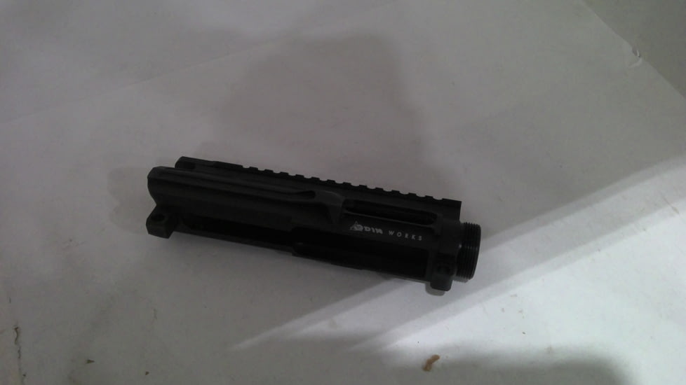 EDEMO ODIN Works Billet Upper Receiver, AR-15, 9mm, Low Profile, Matte, Black, UPPER-BILLET-9MM, EDEMO1