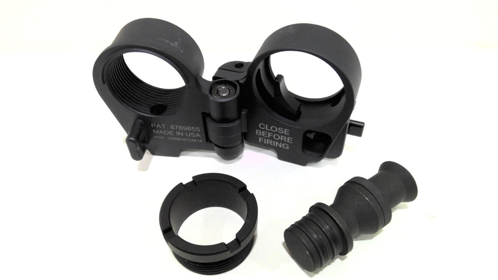 EDEMO OpticsPlanet Exclusive Law Tactical AR Folding Stock Adapter Gen 3-M, Stealth Gray, 674, EDEMO2