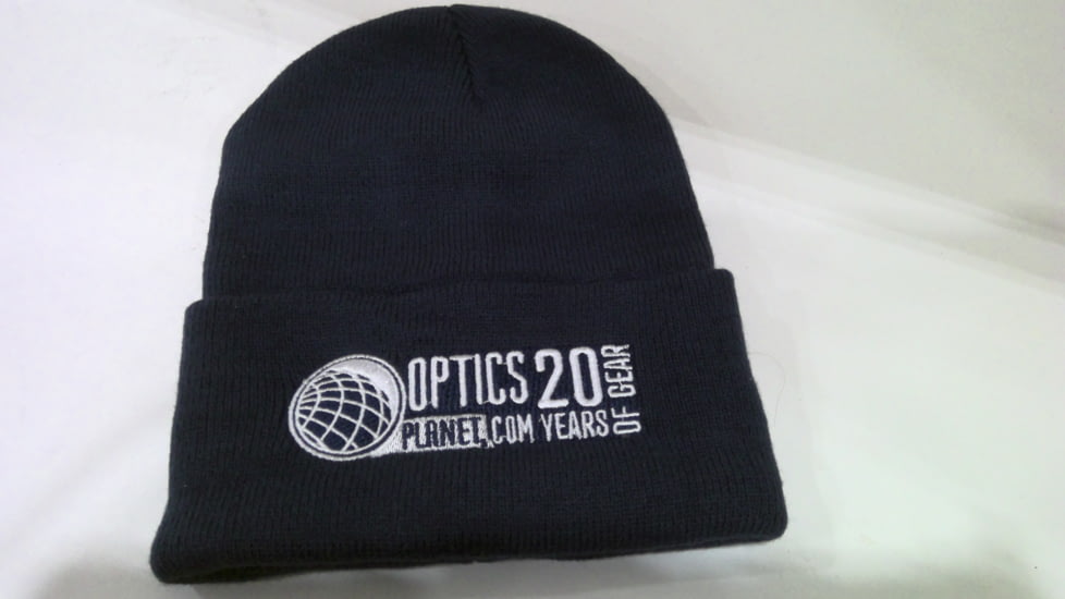 EDEMO OpticsPlanet Exclusive OpticsPlanet Limited Edition 20th Anniversary Beanie, Navy Blue, OSFA, OPBEANIE20, EDEMO1