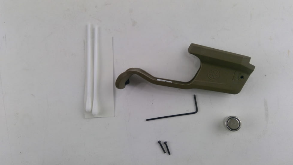 EDEMO OpticsPlanet Exclusive SIG SAUER Lima365 Laser Grip Pistol Mod for P365, Red, Small, FDE, SOL36531, EDEMO1