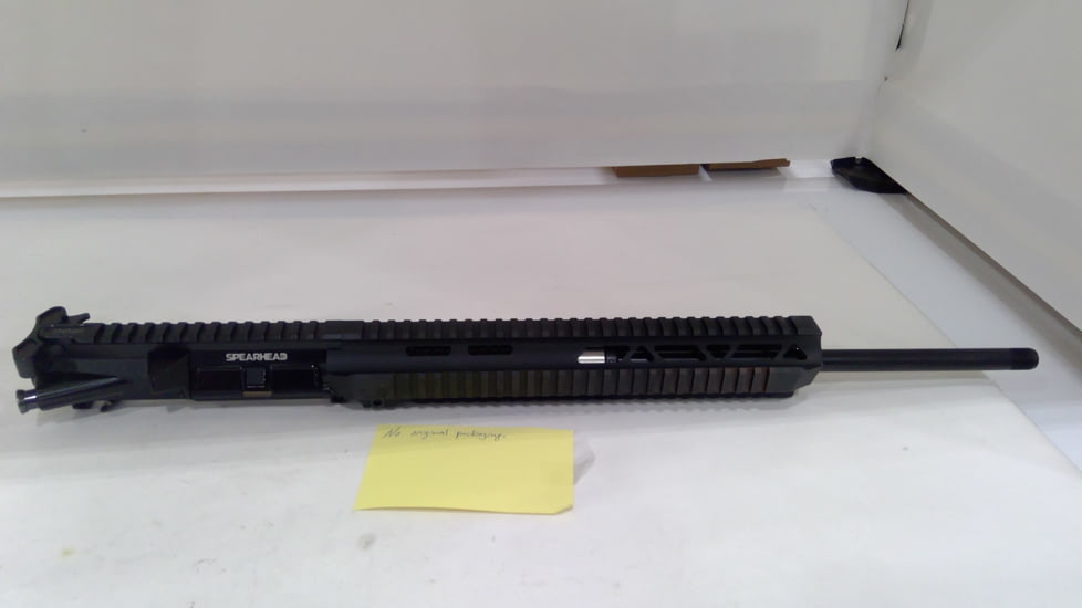 EDEMO OpticsPlanet Exclusive Spearhead Complete Upper Receiver, Model S, .410 Bore, AR-15, 19 inch Barrel, Quad Rail Handguard, Anodized Finish, Black, 1001, EDEMO1