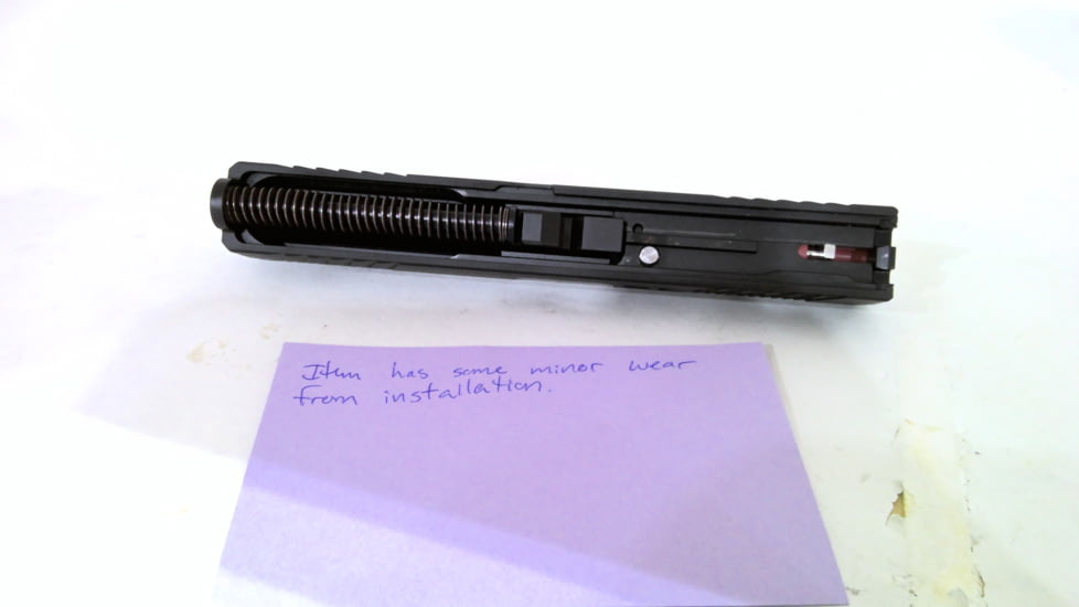 EDEMO Polymer80 Pistol Slide Assembly, Glock 17 Gen 3, Black, P80-PS9-SA, EDEMO1