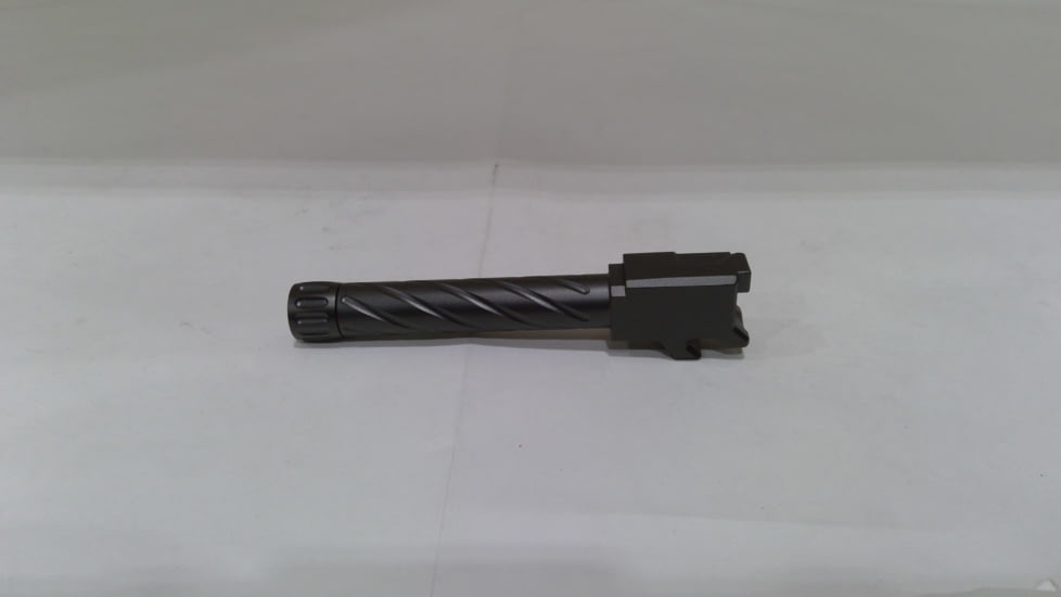 EDEMO Primary Machine CZ P-10C Match Grade Barrel 9mm, Threaded and Fluted, Black Nitride, P10C/THRD/FLUT/BLK, EDEMO1