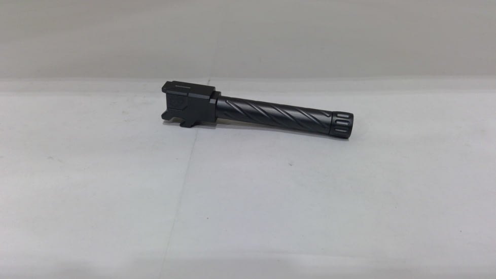 EDEMO Primary Machine CZ P-10C Match Grade Barrel 9mm, Threaded and Fluted, Black Nitride, P10C/THRD/FLUT/BLK, EDEMO1