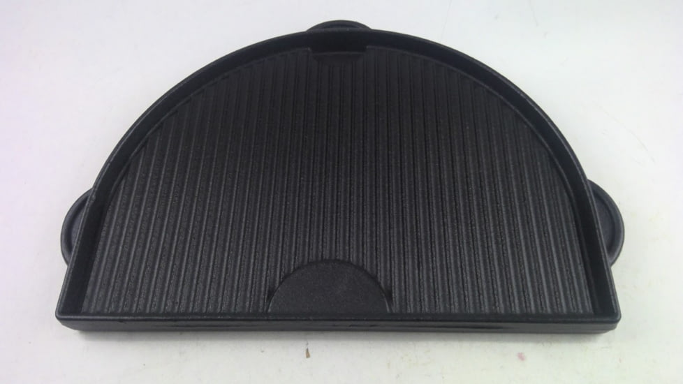 EDEMO Primo Ceramic Grills Cast Iron Griddle for LG 300, Flat and Grooved Sides, 1 pc, PG00365, EDEMO1