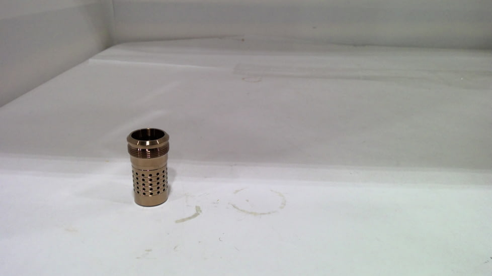 EDEMO Q CB5/824 Cherry Bomb 30 Caliber Muzzle Brake 5/8-24 Tpi Copper 17-4 Stain, EDEMO1