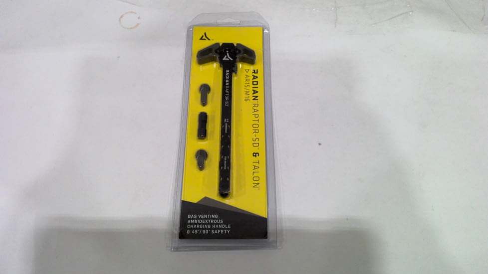 EDEMO Radian Weapons Raptor SD Ambidextrous Charging Handle, AR-15/ M16/ M4, Talon 45/90 Ambidextrous Safety Selector, Long/ Short, Radian OD, R0669, EDEMO2