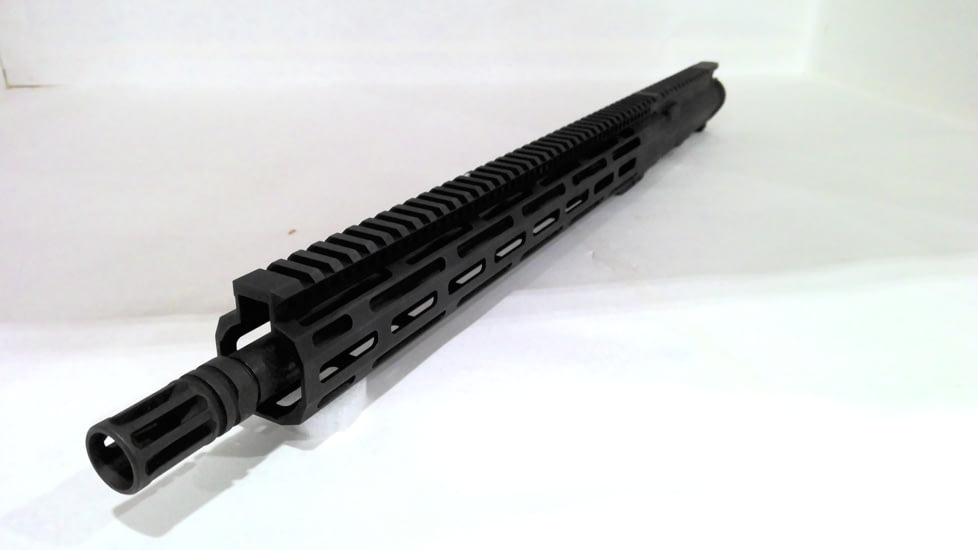 EDEMO Radical Firearms Upper Assembly 16 inch 300 AAC HBAR Contour, 15 inch FCR, A2 FH, w/o BCG and CH, Black, FU16-300HBAR-15FCR, EDEMO1