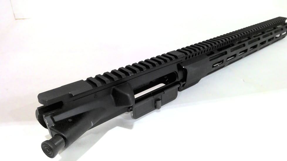 EDEMO Radical Firearms Upper Assembly 16 inch 300 AAC HBAR Contour, 15 inch FCR, A2 FH, w/o BCG and CH, Black, FU16-300HBAR-15FCR, EDEMO1