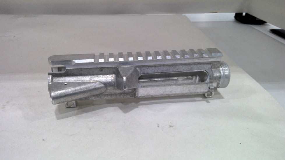 EDEMO Range Tool AR15 Forged Upper Receiver, 5.56x45mm NATO, .300 AAC Blackout, 6.8 SPC, Mil-Spec HardCoat, White, UR-100NA, EDEMO1