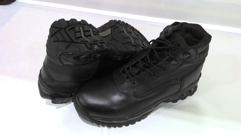 EDEMO Ridge Outdoors 8003ALWP Mid Side Zip All Leather Waterproof Boot, Black, 11.5W 8003ALWP-11.5W, EDEMO1