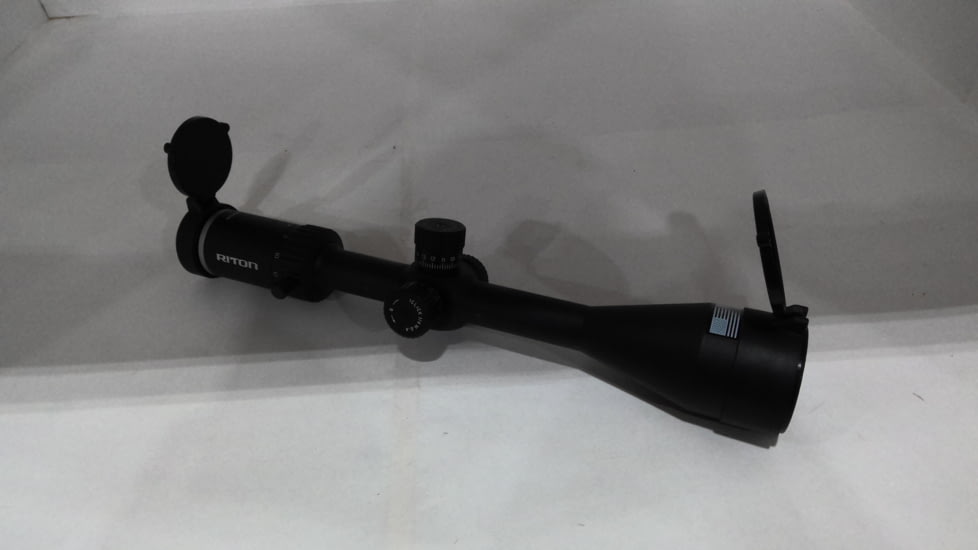 EDEMO Riton Optics X1 Conquer Rifle Scope, 6-24x50mm, 1 inch Tube, Second Focal Plane, R3 Reticle, Anodized Black, 1C624AS, EDEMO1