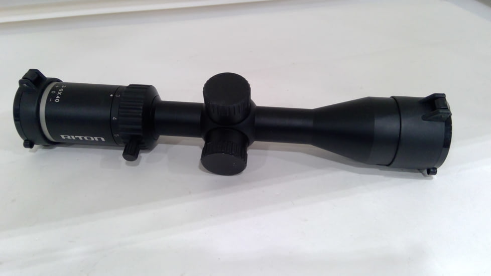 EDEMO Riton Optics X1 Primal Rifle Scope, 3-9x40mm, 1in Tube, Second Focal Plane, RAK Reticle, Anodized, Black, 1P39AS, EDEMO2