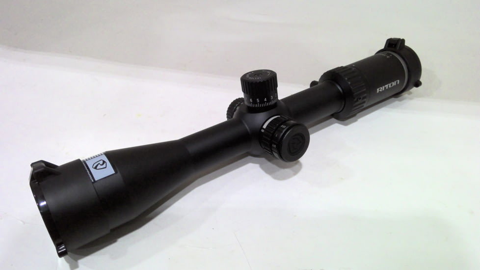 EDEMO Riton Optics X3 Conquer Rifle Scope, 3-15x44mm, 30mm Tube, Second Focal Plane, PDTR Reticle, Anodized, Black, Red, 3C315ASI, EDEMO2