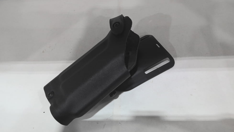 EDEMO Safariland 6285 SLS Low-Ride 1.5ft. Drop, Level-II Retention, Beretta 92F w/ITI Mount, ITI M3/M6 4.9in., STX Tactical, Black, Left Hand, 6285-7321-132, EDEMO1