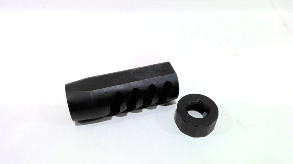USED Seekins Precision AR Advanced Tactical Compensator Muzzle Brake, Melonited Black, 1/2x28 Threads, 0011510035 - F, EDEMO1, Condition Fair, Used
