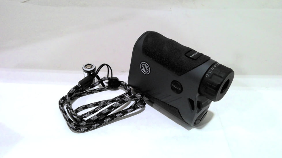 EDEMO SIG SAUER KILO1600BDX 6x22mm Digital Ballistic Laser Rangefinder, Red Transparent OLED, BDX system, Class 3R, Graphite, SOK16607, EDEMO1