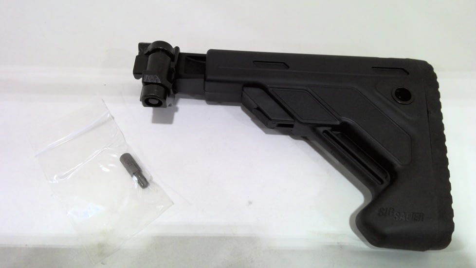 EDEMO SIG SAUER MCX/MPX Telescoping And Folding Stock Black, EDEMO1