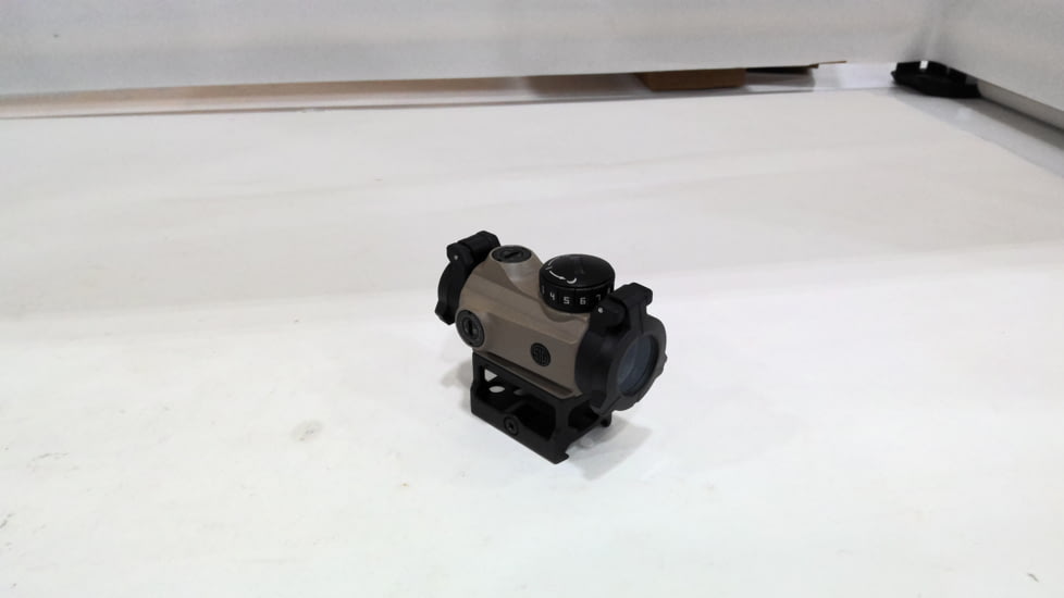 EDEMO SIG SAUER OPMOD Exclusive Romeo-MSR 1x20 Red Dot Sight, 2 MOA Green Dot, FDE, SOR72022, EDEMO2