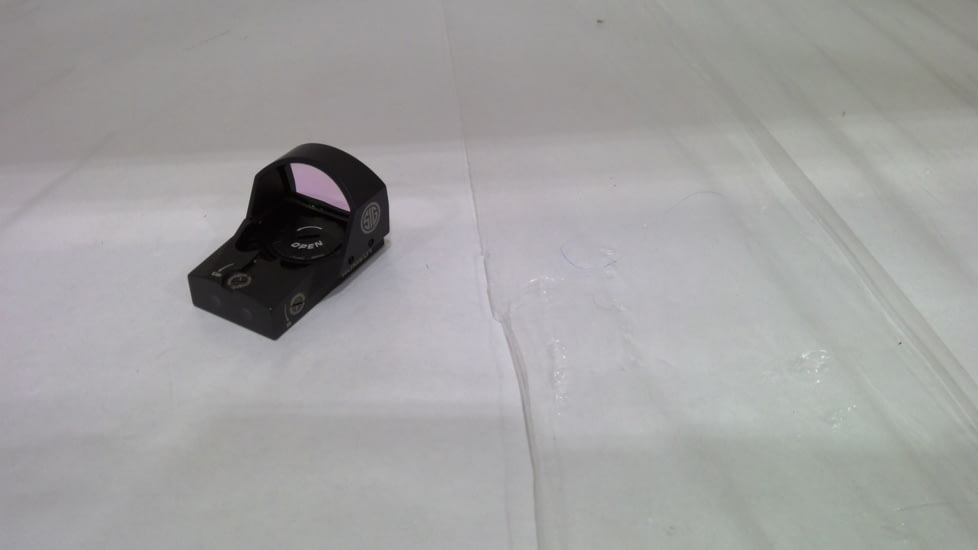 EDEMO SIG SAUER Romeo 1 Reflex Sight, 1x30mm, 6 MOA Red Dot, 1.0 MOA Adjustable, Black, Medium, SOR11600, EDEMO11