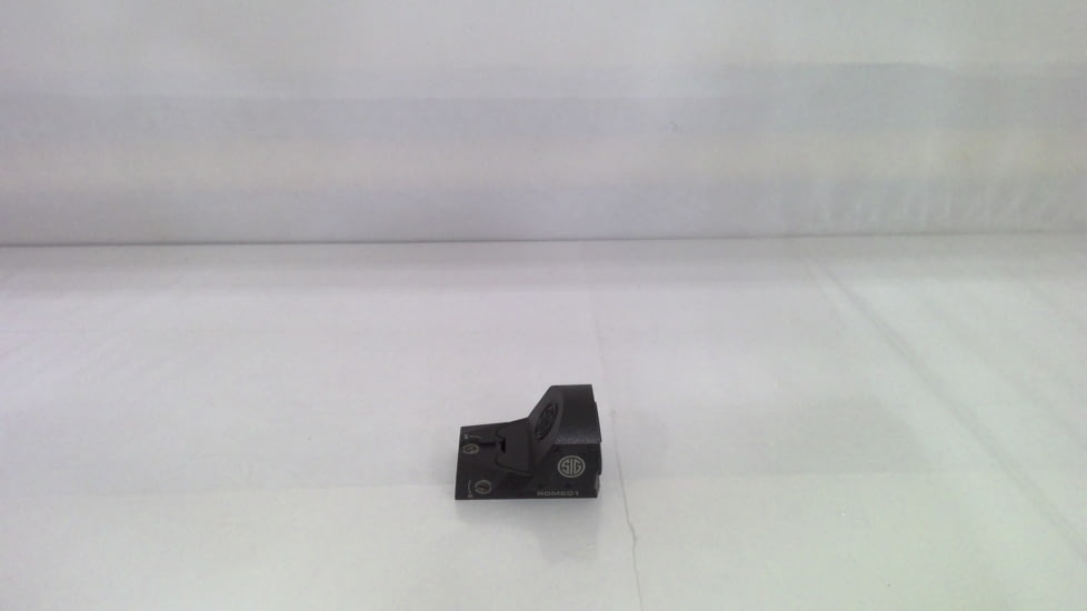 EDEMO SIG SAUER Romeo 1 Reflex Sight, 1x30mm, 6 MOA Red Dot, 1.0 MOA Adjustable, Black, Medium, SOR11600, EDEMO12