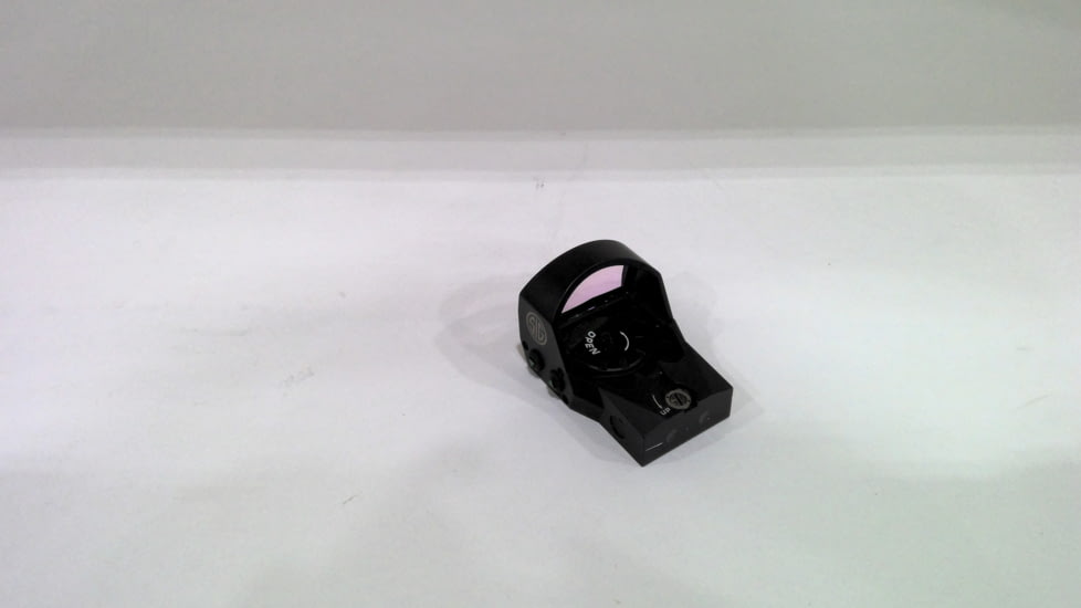 EDEMO SIG SAUER Romeo 1 Reflex Sight, 1x30mm, 6 MOA Red Dot, 1.0 MOA Adjustable, Black, Medium, SOR11600, EDEMO6