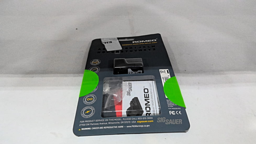 EDEMO SIG SAUER Romeo Zero 1x Red Dot Sight, 3 MOA for P365/P365XL, Black, Small, SOR01300, EDEMO7