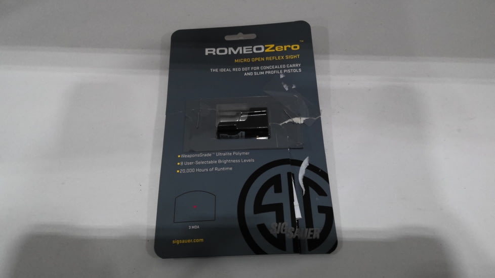 EDEMO SIG SAUER Romeo Zero 1x Red Dot Sight, 3 MOA for P365/P365XL, Black, Small, SOR01300, EDEMO8