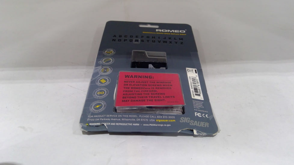 EDEMO SIG SAUER Romeo Zero 1x Red Dot Sight, 3 MOA for P365/P365XL, Black, Small, SOR01300, EDEMO9