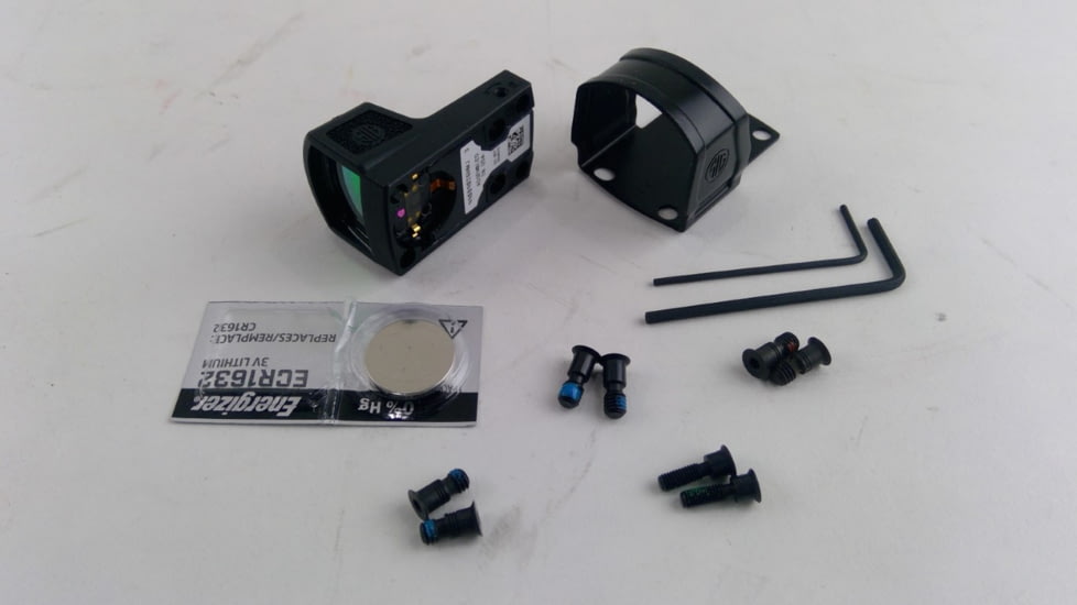 EDEMO SIG SAUER Romeo Zero Elite 1x24mm Reflex Sight, 3 MOA Red Dot, Black, SOR01030, EDEMO13