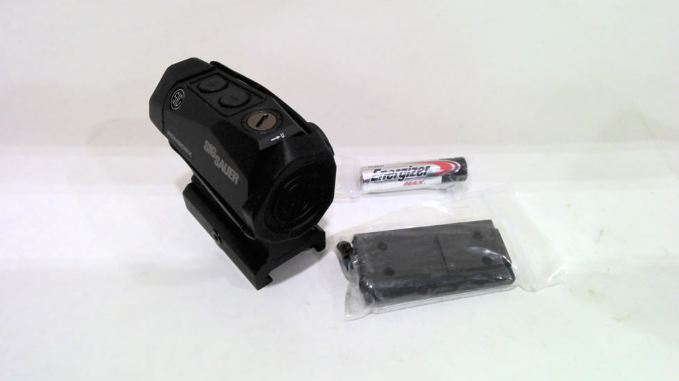 EDEMO SIG SAUER ROMEO5 1x20mm Red Dot Sight, 2 MOA Red Dot Reticle, 1 x AAA Battery, Matte, Black, SOR52101, EDEMO1